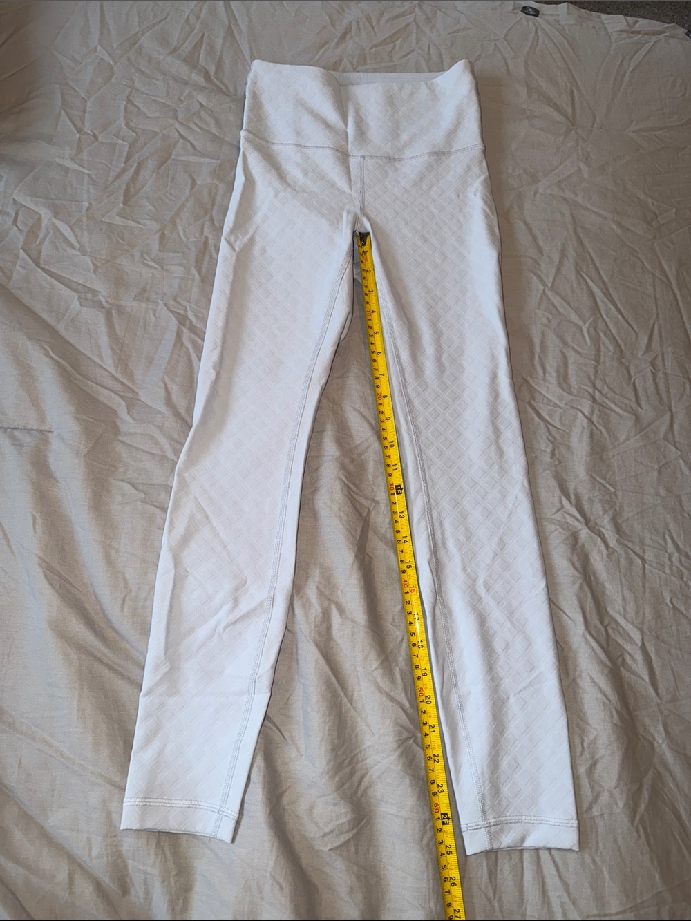 Pale blue lululemonHigh-Waist Textured Leggings